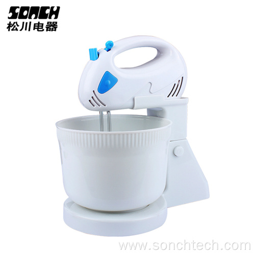 Electric Powder Egg Food Hand Mixer with Bowl